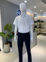 ÁO SƠ MI TRẮNG NGẮN TAY NANO CÓ TÚI AB240303NT