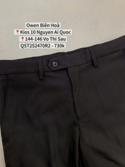 QUẦN TÂY ĐEN NANO QST252470R2