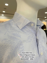 ÁO SƠ MI NGẮN TAY AB255124NT