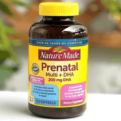 Nature Made Prenatal Multi DHA 150 viên Bổ sung dinh dưỡng cho bà bầu