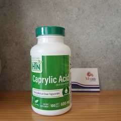 Caprylic Acid 600mg của Mỹ Hỗ trợ trị nấm candida âm đạo