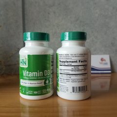 Tăng Hệ Miễn Dịch Cơ Thể Bằng Vitamin D3 5000 IU Của Mỹ