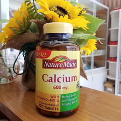 Nature Made Calcium 600mg | Canxi Cho Người Loãng Xương