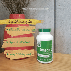 Dầu Cá Tự Nhiên 1000mg Của Mỹ Bổ Sung Omega 3 Cho Trẻ Em