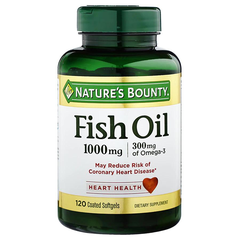 Nature's Bounty Fish Oil 1000 mg Omega 3 300mg Dầu Cá Sáng Mắt