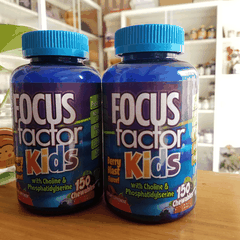 Kẹo dẻo phát triển trí thông minh Focus Factor Kids 150 viên