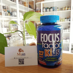 Kẹo dẻo phát triển trí thông minh Focus Factor Kids 150 viên