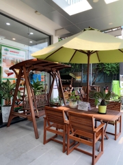4025 Bàn CN 1m5 + 4 ghế HUC