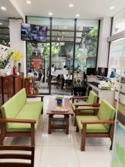 Salon HN2 mặt bàn gỗ