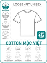 ÁO THUN TRƠN PHOM UNISEX TEE [COTTON MỘC VIỆT] _THOẢI MÁI