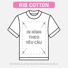 ÁO NỮ PHOM BABY TEE TRẮNG [RIB COTTON]_IN LẺ THEO YÊU CẦU
