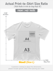 ÁO THUN TRẮNG PHOM UNISEX TEE [SPANDEX TERRY]_IN LẺ THEO YÊU CẦU