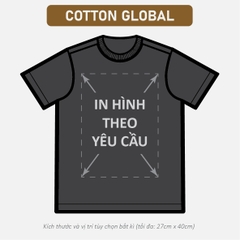 ÁO THUN ĐEN PHOM REGULAR OVERSIZED TEE [COTTON GLOBAL]_IN LẺ THEO YÊU CẦU
