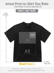 ÁO THUN ĐEN PHOM UNISEX TEE [MINI TERRY]_IN LẺ THEO YÊU CẦU