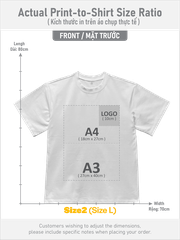 ÁO THUN TRẮNG PHOM UNISEX TEE [MINI TERRY]_IN LẺ THEO YÊU CẦU