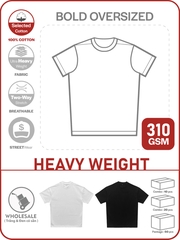 SỈ PHÔI ÁO THUN PHOM BOLD OVERSIZED TEE [HEAVY WEIGHT]_SIÊU DÀY