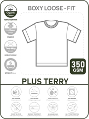 ÁO THUN TRƠN PHOM BOXY LOOSE-FIT [PLUS TERRY]_SIÊU DÀY