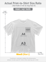 ÁO THUN TRẮNG PHOM UNISEX TEE [COTTON MỘC VIỆT]_IN LẺ THEO YÊU CẦU