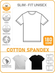 SỈ PHÔI ÁO THUN PHOM SLIM-FIT UNISEX TEE [COTTON SPANDEX]_LINH HOẠT