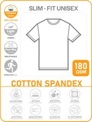 ÁO THUN TRƠN PHOM SLIM-FIT UNISEX TEE [COTTON SPANDEX] _LINH HOẠT
