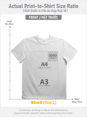 ÁO THUN TRẮNG PHOM SLIM-FIT UNISEX [COTTON SPANDEX]_IN LẺ THEO YÊU CẦU
