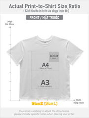 ÁO THUN TRẮNG PHOM SQUARE OVERSIZED TEE [COTTON MỘC ÚC]_IN LẺ THEO YÊU CẦU