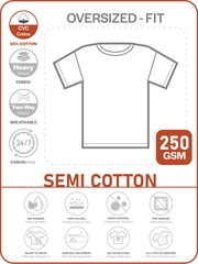 ÁO THUN TRƠN PHOM SQUARE OVERSIZED TEE [SEMI COTTON] _TIÊU CHUẨN THỜI TRANG