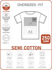 ÁO THUN TRẮNG PHOM SQUARE OVERSIZED TEE [SEMI COTTON]_IN LẺ THEO YÊU CẦU