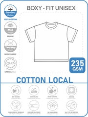 ÁO THUN TRƠN PHOM BOXY - FIT OVERSIZED TEE [COTTON LOCAL] _MỊN MÁT