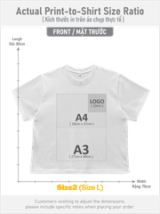 ÁO THUN TRẮNG PHOM BOXY - FIT OVERSIZED TEE [COTTON LOCAL]_IN LẺ THEO YÊU CẦU