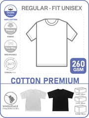 SỈ PHÔI ÁO THUN PHOM REGULAR UNISEX TEE [COTTON PREMIUM]_ĐỨNG PHOM