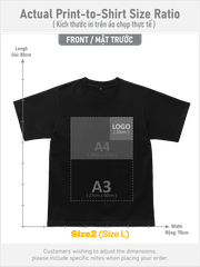 ÁO THUN ĐEN PHOM REGULAR UNISEX TEE [COTTON PREMIUM]_IN LẺ THEO YÊU CẦU