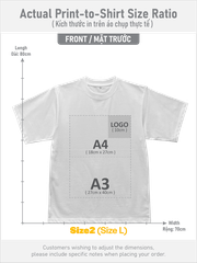 ÁO THUN TRẮNG PHOM REGULAR UNISEX TEE [COTTON PREMIUM]_IN LẺ THEO YÊU CẦU