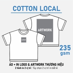 SỈ PHÔI ÁO+IN [COTTON MỘC LOCAL] PHOM BOXY - FIT OVERSIZED TEE_IN 2 MẶT