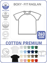 GIA CÔNG PHÔI ÁO THUN PHOM RAPLAN BOXY-FIT TEE [COTTON PREMIUM]_MÀU THEO YÊU CẦU