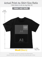 ÁO THUN ĐEN PHOM UNISEX TEE [COTTON CAO CẤP]_IN LẺ THEO YÊU CẦU