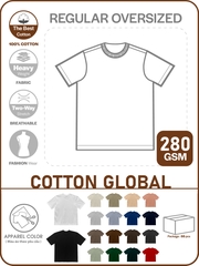 GIA CÔNG PHÔI ÁO THUN PHOM REGULAR OVERSIZED TEE [COTTON GLOBAL]_MÀU THEO YÊU CẦU