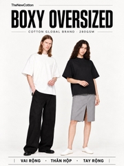 COTTON GLOBAL BRAND 280GSM (Boxy Oversized)