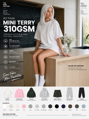 COTTON DÀY MINI TERRY 310GSM (Heavy Weight Structure)