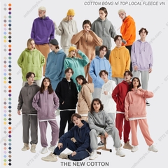 VẢI THUN COTTON BÔNG NỈ TOP LOCAL FLEECE (Hoodie)