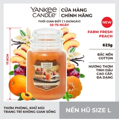 Nến hũ L - Farm Fresh Peach