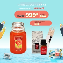 Mua nến hũ L mùi mới được tặng 1 tinh dầu 4Home 10ml & 1 hộp diêm