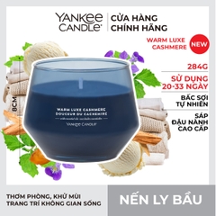 Nến ly bầu Yankee Candle mùi Warm Luxe Cashmere
