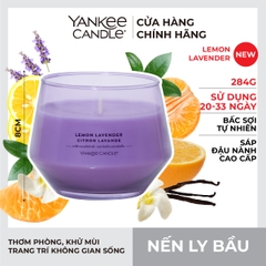 Nến ly bầu Yankee Candle mùi Lemon Lavender