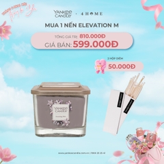 Mua 1 nến Elevation size M tặng 2 hộp diêm