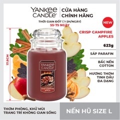 Nến hũ L - Crisp Campfire Apple