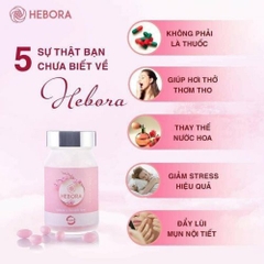 Viên uống tỏa hương Hebora Sakura & Damask Rose