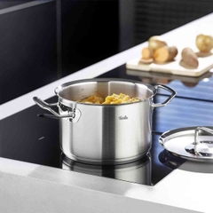 Bộ nồi Fissler Original Profi Collection 4 nồi 1 chảo nắp kính