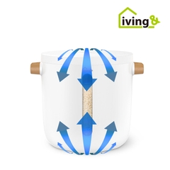 Thùng gạo hút chân không thông minh Iving & Living HAZ-RV5L