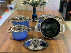 Bộ nồi Silit Nature Blue - Set 4